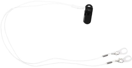 HOUDERCO Anti-verlust Hörgerätehalter Mit Clip Transparentes Anti-lost Lanyard Für Senioren Und Erwachsene Robuste Und Praktische Schnur Einseitiges Design Unmittelbare Nutzung Für