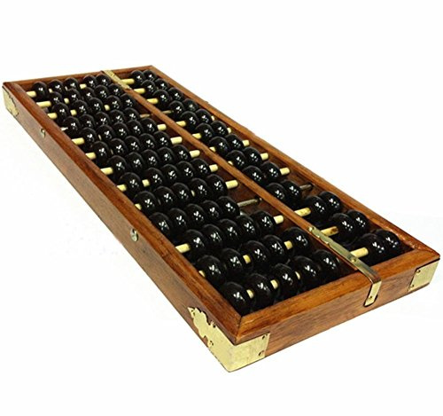 Haifly Japanisch Hölzern Abakus Soroban Abacus Rechenrahmen Mathematik Material Zählrahmen Rechenschieber Berechnung Tool