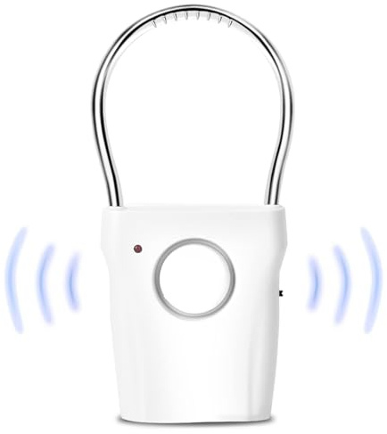 Türgriff-Alarm, 120dB Türsensor Door, Tür Alarm Sensor, Window Sensor Alarmanlage, Türalarm Einbruchschutz Für Türgriff Tür Fenster Alarm Sensor Vibrations- Und Touch-Sensor Alarm