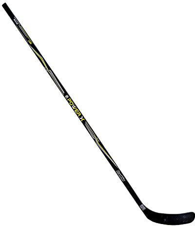 Franklin Sports Power X Junior Street Hockeyschläger – Jugend-Outdoor-Straßenhockeyschläger – Rechts- und Linkshänder-Kinderhockeyschläger – Holz + Fiberglas-Schaft – einteiliger Schläger – 147,3 cm +