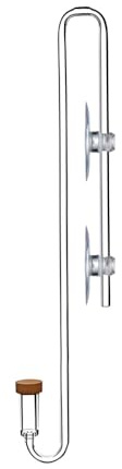 DONGKER CO2 Diffusor Aquarium, Hängender Acryl Diffuser Aquarium, Kohlendioxyd Diffusor Zerstäuber mit U-förmigem Verbindungsrohr für Aquarium Pflanzen