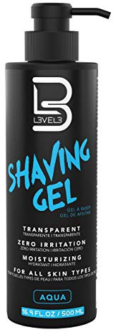 Level 3 Shaving Gel - Shaving Gel - Non-Irritating - Refreshing Smell L3 - No Hot Towel Required - Level Three Shaving Gel