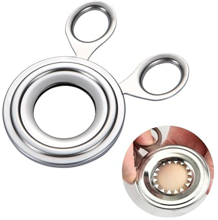 Eieröffner,Eierpiekser Edelstahl Ei Scissor Zeitsparender Eierschneider Gourmet Eierköpfer Eieröffner Aus Edelstahl Eier Cutter Für Rohe Und Gekochte Eier Küchenwerkzeug