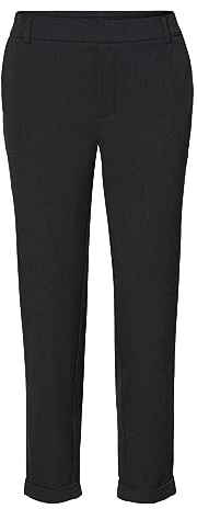 VERO MODA Damen Hose 10225280 Dark Grey Melange S-30