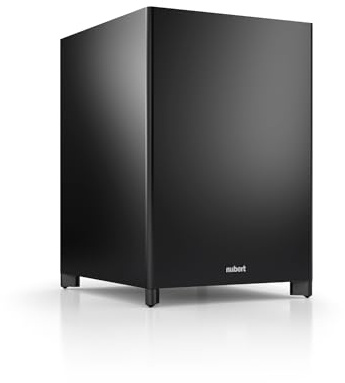 Nubert nuSub XW-1200 | Schwarzer Funk-Subwoofer | Appsteuerung mit Einmessung | High End Woofer für 5.1 Sets | Heimkino Aktivsubwoofer mit Downfire-Technik | LFE-Box mit 420 Watt | Bass unter 20 Hz
