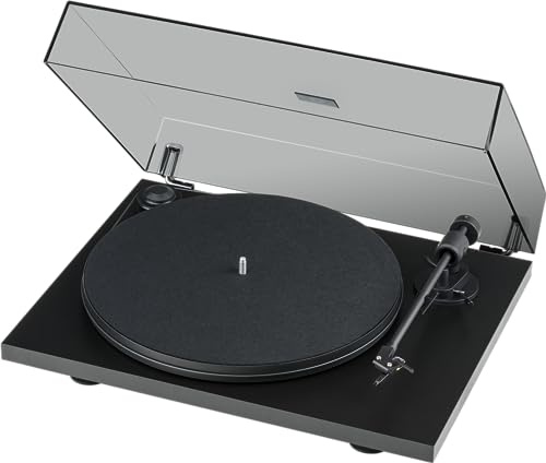Pro-Ject Primary E - Plug & Play Plattenspieler - Riemenantrieb - Schwarz | Manueller Hi-Fi Turntable mit Ortofon Tonabnehmer, vibrationsfreiem Motor und handgefertigt in Europa für Stereo-Klang.