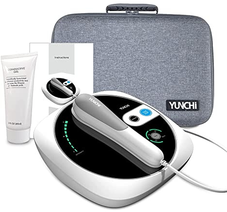 Professionellen Physiotherapiegerät zur Linderung von Muskel und Gelenk Schmerzen, Mikromassage Gerät mit Gel, CS-02 mit Tragbaren Koffer