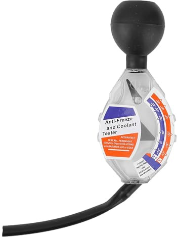 Kfz Frostschutzprüfer Profi, Auto Kühlmittel frostschutz Tester messer auto Frostschutzprüfgerät Hochpräzise Messuhr Frostschutz Kühlmitteltester Autobatterie Flüssigkeitsdensitometer 6/12/24V