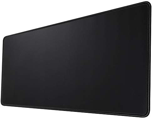 HIHUHEN mauspad/Gaming Mauspad 600 x 300 x 3mm/ XL Mousepad/Tischunterlage Large Size/Verbessert Präzision und Geschwindigkeit(60x30 Black001)