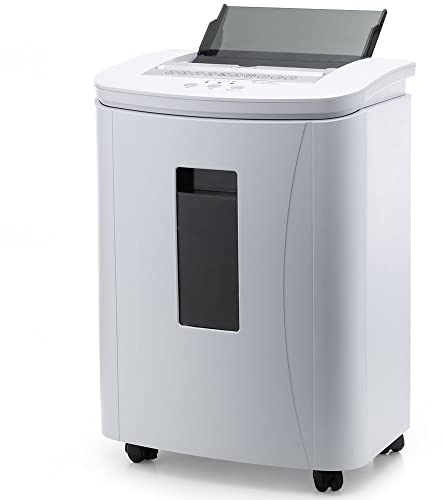 iOCHOW Aktenvernichter mit Automatischem Einzug: 150-Blatt-Mikroschnitt, Sicherheitsstufe P-4, Leiser Profi-Aktenvernichter, Laufzeit 30 Minuten, mit Ausziehbarem 25L Auffangbehälter