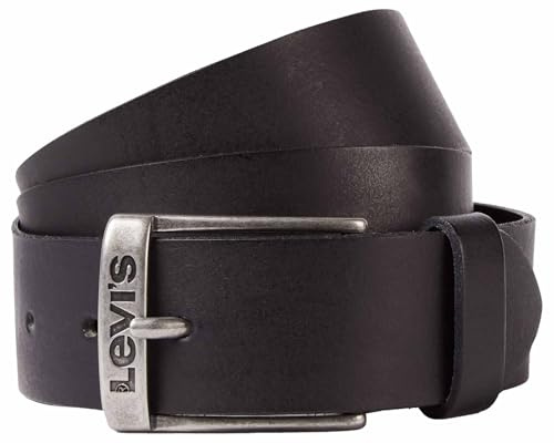 Levi's Herren NEW DUNCAN Gürtel, Schwarz (Black), 80
