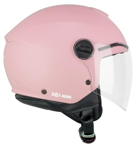 CGM Helm mit offenem Gesicht Young 261A Mini Mono Pink matt YXL (53-54cm)