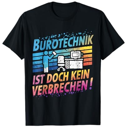 Bürotechnik ist doch kein Verbrechen | Deutsches Meme T-Shirt