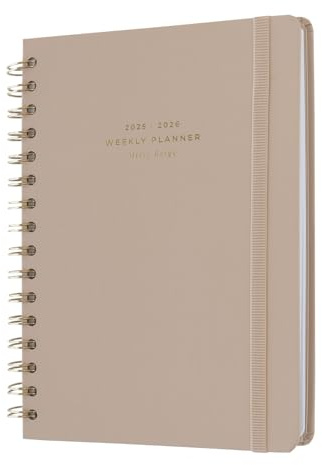 Kokonote Terminplaner 2025 2026 Kalender 2026 Buchkalender Misty Beige Planer Schülerkalender 25/26 Studienplaner 2025/2026 - Wochenplaner Schulplaner 2025 A5 - Geschenke Schulsachen Aesthetic