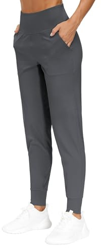 THE GYM PEOPLE Damen High Waist Jogginghose Stretch Leichte Sporthose