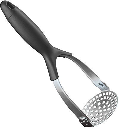 BetterDay® Kartoffelstampfer Kartoffelpresse Stampfer Professionelles Handbuch Robust Gemüse Stampfer/Presse EDELSTAHL Anti-Rutsch-Griff Perfekt für Kartoffelpüree Faltbar Einfach