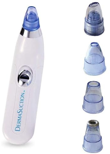 Derma Suction - Hautreinigungsgerät - Vakuumsauger zur effektiven Gesichtsreinigung - Mitesserentferner befreit die Poren sanft und gründlich für reine Haut