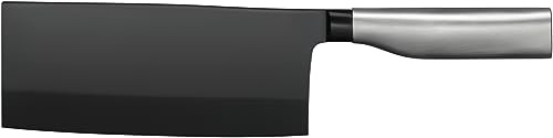 WMF Ultimate 180Black Chinesisches Kochmesser 33 cm, Made in Germany, Küchenmesser, Diamond Cut, Klinge 18,5 cm, sicherer Fingerschutz, ergonomischer Griff