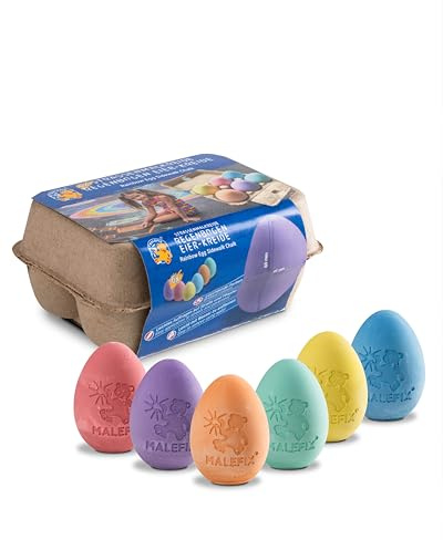 Straßenmalkreide Eier 6er Packung