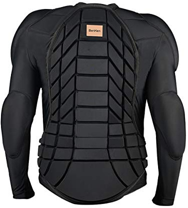 BenKen Ultra Leichter Schutzausrüstung Ski Körper Panzer Rücken Protektor, Außen- Sports Antikollision Backprotector Protektorenjacke für Snowboard Skaten MTB Motorrad Motocross