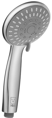 H&S Universal Duschkopf - Duschbrause mit 5 Modi - Brausekopf für Dusche - Handbrause für Dusche verchromt - Duschkopf Hochdruck Druckerhöhend - Shower Head