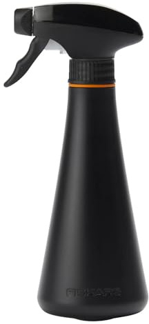 Fiskars Pflanzensprüher, 0,3 l | Höhe: 20,5 cm, Kunstharz, Schwarz/Orange, 1071306
