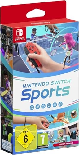 Nintendo Switch Sports - Sportspiel für Nintendo Switch inkl. Beingurt, USK 6