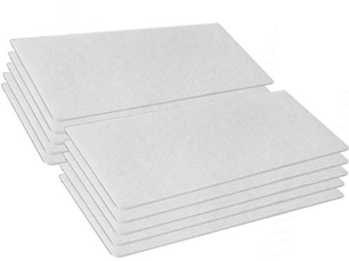 10 Mikrofilter Feinfilter Staubfilter Staubsauger Filter zum Zuschneiden | 10x DeClean Universal Luftfilter Motorfilter Abluftfilter Filtermatte zuschneidbar, Größe pro Filtermatte ca. 200x140x2,5 mm