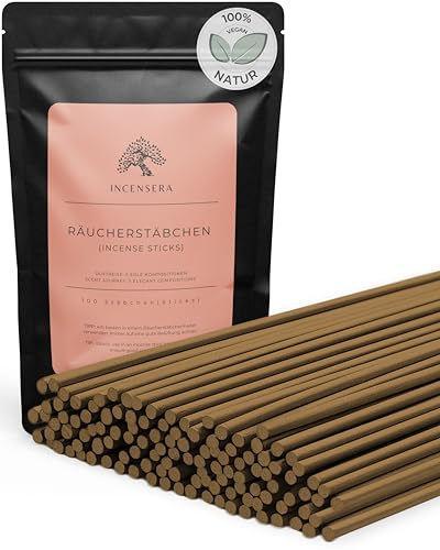 Incensera Räucherstäbchen 5×20 - Lavendel, Salbei, Sandelholz, Weihrauch