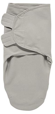 Meyco Baby Pucksack - 4-6 Monate - Pucktuch Swaddle für Neugeborene - 100 % weiche Baumwolle - Oeko Tex zertifiziert - weicher Schlafkomfort - atmungsaktiv & feuchtigkeitsabsorbierend - Uni - Grau