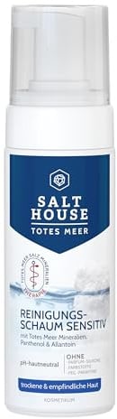 Salthouse Totes Meer Therapie Reinigungsschaum Sensitiv, sanft reinigend, mit Panthenol und Allantoin für empfindliche Gesichtshaut,150ml