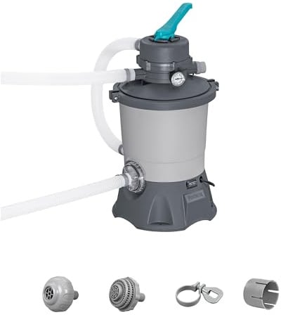Bestway 58515-7 Sandfilterpumpe, 3.596 l, Grau