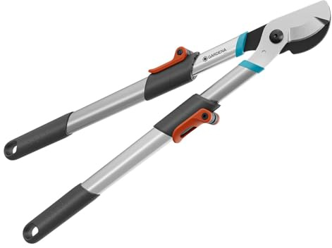 GARDENA Astschere TeleCut Basic, teleskopierbare Astschere für frisches Holz
