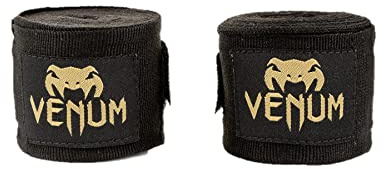 Venum Kontakt Boxbandagen - Schwarz-Gold - 2.5m