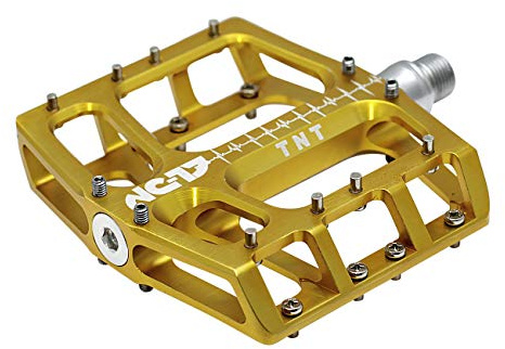 NC-17 Sudpin IV XL TNT Aluminium Plattform Pedale | Mountainbike Pedal | BMX Pedal | Flache Bauhöhe 18 mm | FAILSAFE System | Präzisionslager + Cr-Mo Achse | inkl. Ersatzpins