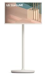 LG 27ART10 TV 68cm (27 Zoll) Lifestyle TV StanbyME (Touch Screen, 60 Hz, integrierter Akku, Streaming Apps), Beigefarben