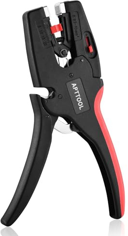 APTTOOL Abisolierzange Automatisch, für 20-11 AWG (0.5mm²-4mm²) | Klein Abisolierwerkzeug, Wire Stripper mit Schieberegler zur Einstellung der Abisolierstärke, Leicht und Tragbar
