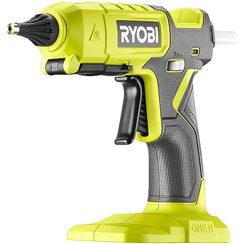 RYOBI 18 V ONE+ Akku-Heißklebepistole RGL18-0, Flexible Klebepistole für Heimwerker, 11/12 mm Klebesticks, 2 min Aufheizzeit, ohne Akku und Ladegerät