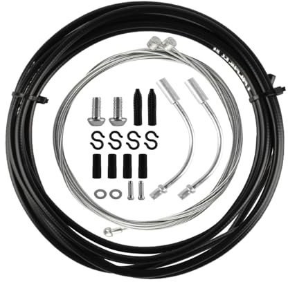 13 Set Bowdenzug Fahrrad Bremszug Fahrrad Schaltseil Set, Fahrrad Bremsseil, Universal Fahrrad Schaltzug Set für Rennrad Fahrrad: Vorderradbremse Hinterradbremse, Bowdenzug Hülle, Bowdenzug Endkappe