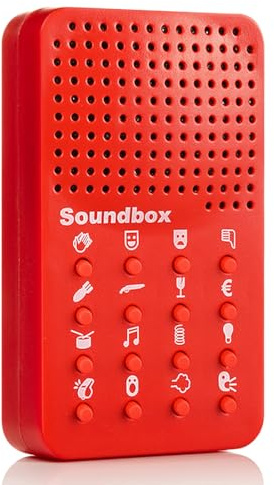 Prank Soundboard, Noise Sound Machine Lustige mit 16 Soundeffekten, Soundbox Lustig, Lustige Sound Maker Maschine, Geräusche Box, Geräusch Generator, Sound Generator für Partys, Geschenke, Pranks