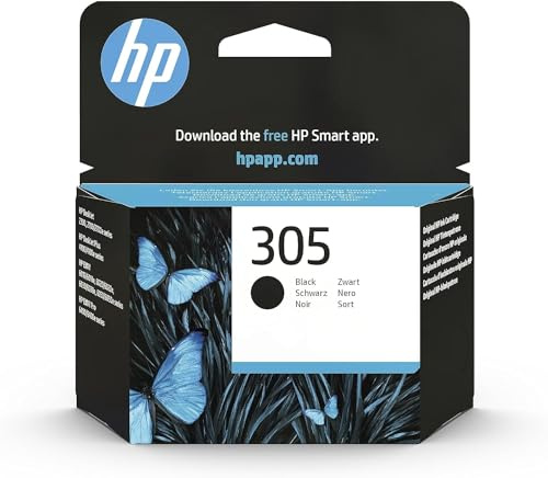 HP 305 (3YM61AE) Original Druckerpatrone Schwarz für HP DeskJet 27xx, 41xx, HP Envy 60xx, 64xx