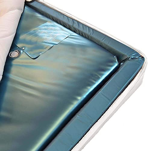 Traumreiter 1x Wasserbett Matratze dual Wassermatratze 100x220 für 200x220 Softside, Wasserbettmatratze Wasserbettenmatratzen Wasser Matratze Water Bed Mattress Wasserkern (schwingt 1-2 Sek.)