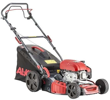 AL-KO Benzin-Rasenmäher Easy 4.66 SP-D, 46 cm Schnittbreite, 2.4 kW Motorleistung, 1-Gang Radantrieb, 4INONE function, Stahlblechgehäuse, für Rasenflächen bis 1400 m²