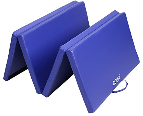 CCLIFE Turnmatte Weichbodenmatte Klappbar für zuhause Fitnessmatte Gymnastikmatte rutschfeste Sportmatte Spielmatte