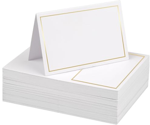 60 Stück Tischkarten,Blanko Unbedruckt Namensschilder Hochzeit,Braun Platzkarten zum Selbst Beschriften für Hochzeit Geburtstag Kommunion Taufe uvm(9x10cm)