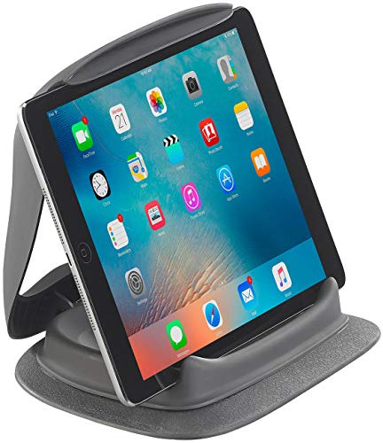 Lescars Tablet Halter Auto: Tablet-Halterung fürs Armaturenbrett, Geräte bis 19 cm Breite (7-10) (Tablethalterung Auto, iPad Halterung vorne, in)