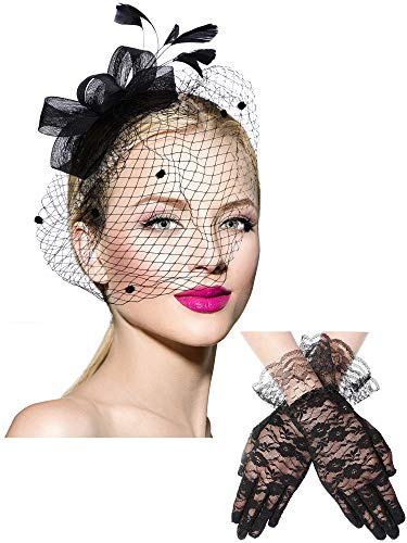 Boao Damen Fascinator Fascinator (1er Pack)