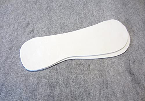 PS Pferdeartikel 1 Paar Filz Einlagen 5 mm hoch - Standardform zum Aufpolstern, Ausgleichen für Sattelunterlagen oder Pads