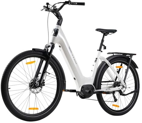 ttgo E-Bike 27,5 Zoll mit 250W Mittelmotor, Elektrofahrrad mit 36V 18Ah Akku, 9-Gang Schaltung, Reichweite bis 110-130 km, Leichtes Aluminium E-Citybike, Z5