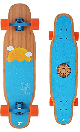 Tempish Kinder Longboard MINI Nautical, Blue, Mini, 106001040